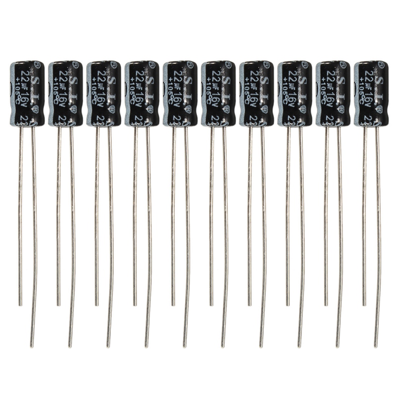 new 100pcs 0.1uf-2200uf 10 values electrolytic capacitors assortment kit assorted set aluminum electrolytic capacitors assorted
