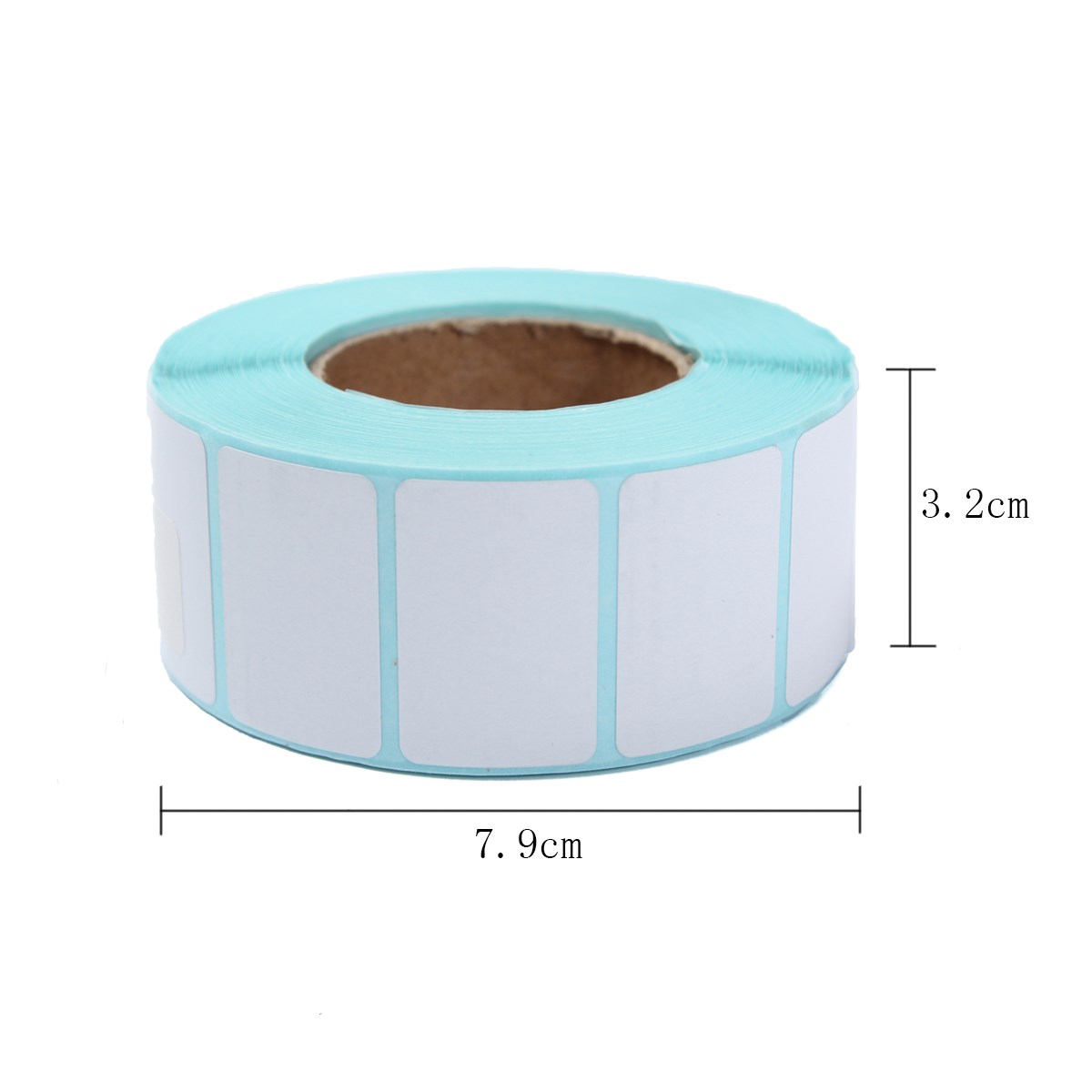 new 1100pcs 30x20mm printing label bar code number thermal adhesive paper stickers