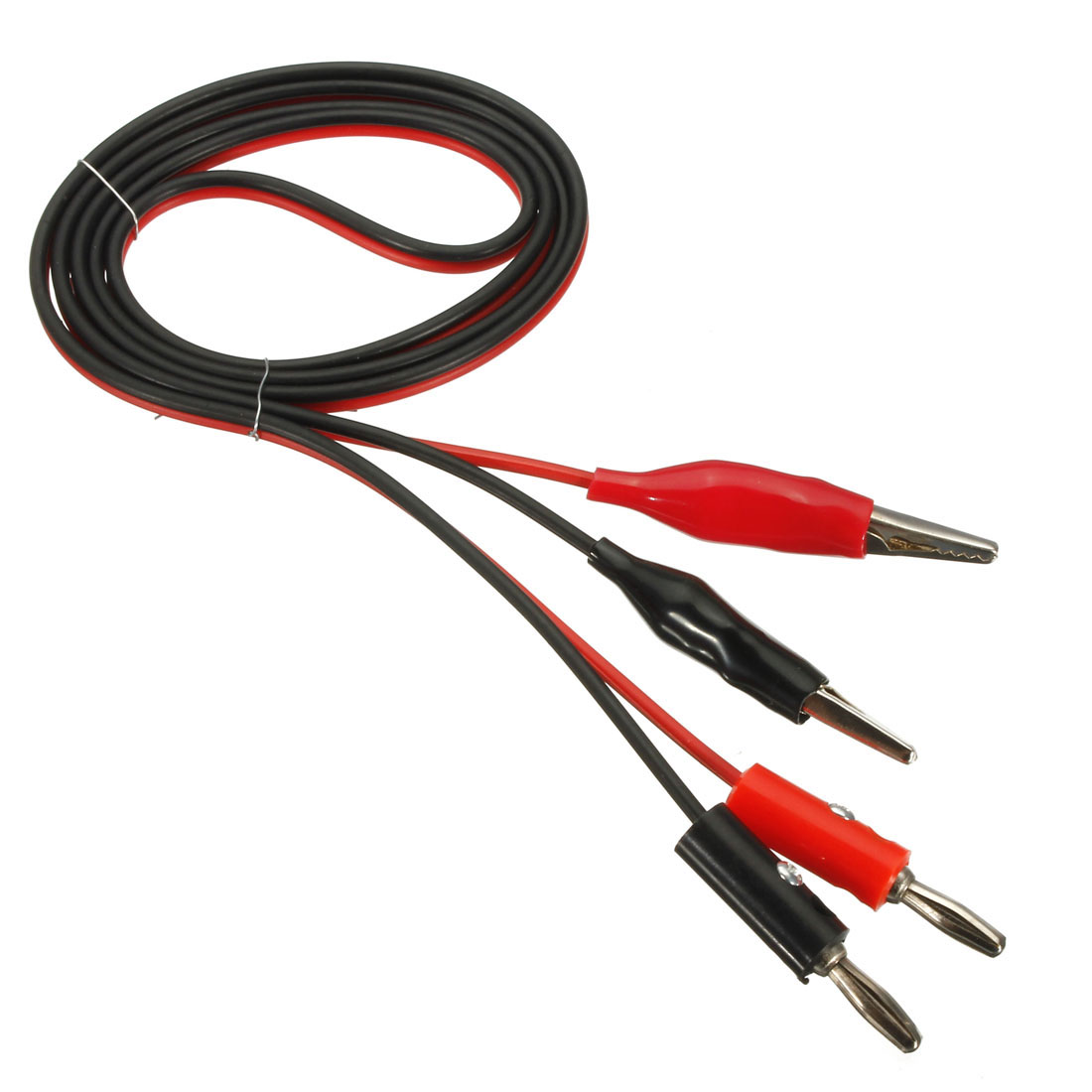 new 1m probe tips fully insulated electrical device test lead clip to banana plug probe cable for multimeter new 1m probe tips fully insulated electrical device test lead clip to banana plug probe cable for multimeter