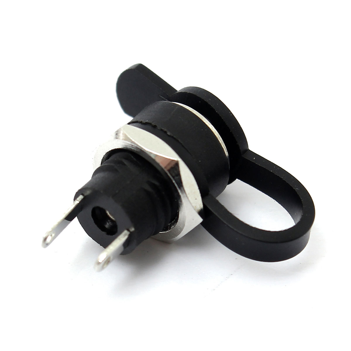 new 1pcs waterproof 3a 5.5 x 2.5mm dc socket plug power charger plug panel mount