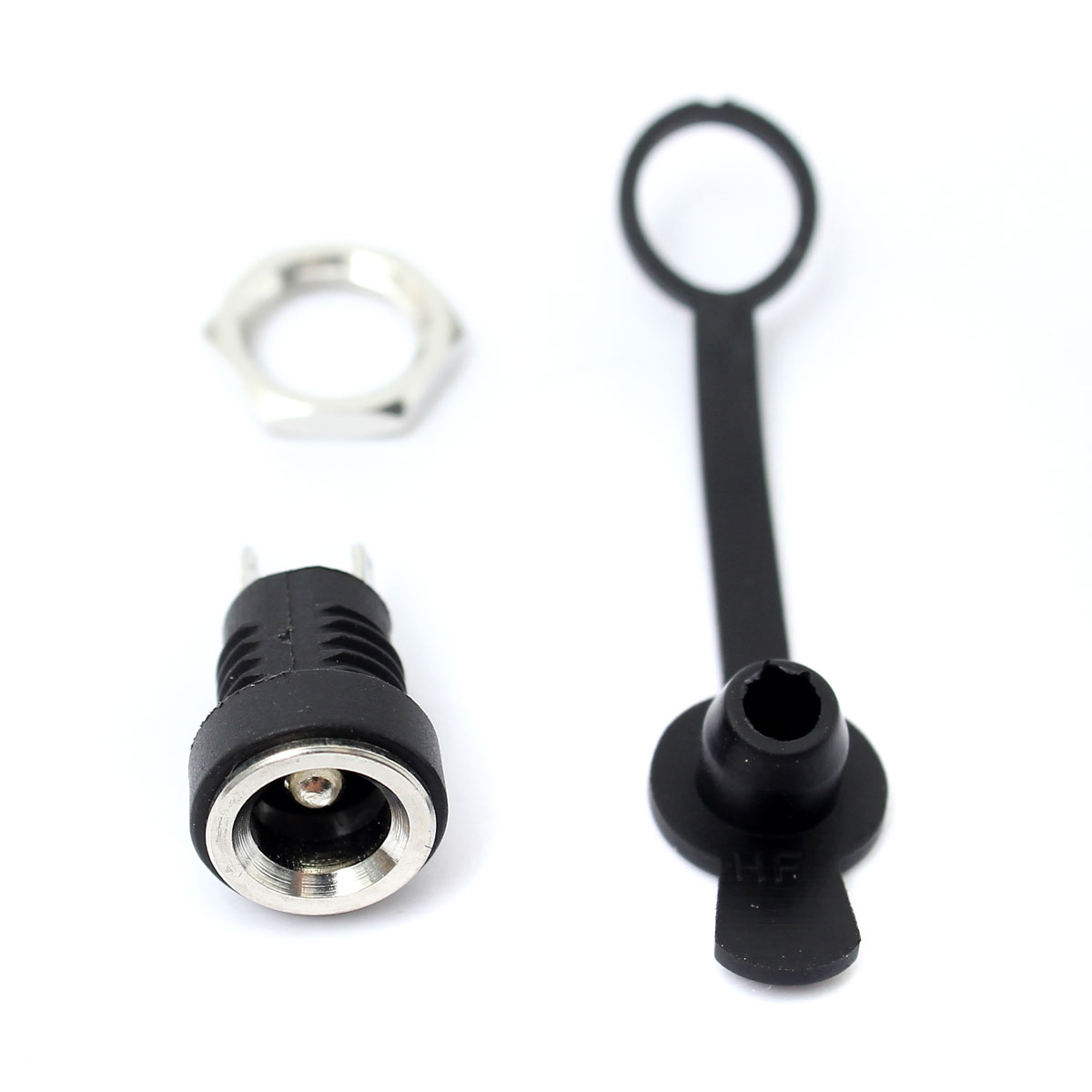 new 1pcs waterproof 3a 5.5 x 2.5mm dc socket plug power charger plug panel mount