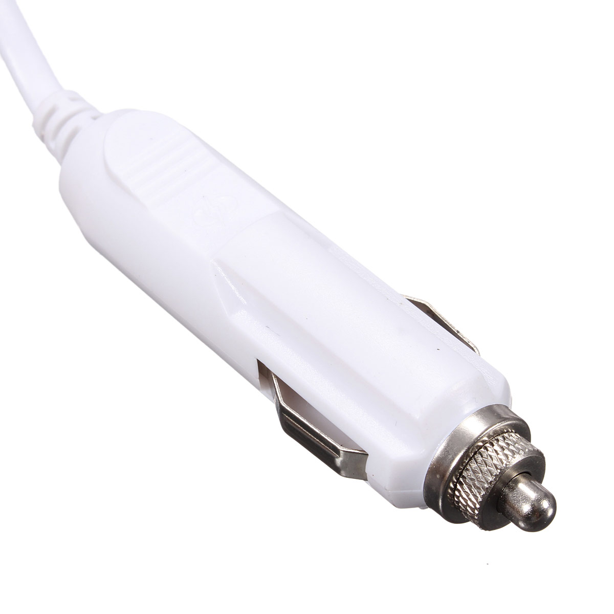new 3 way socket car cigarette lighter splitter 2usb port plug adapter charger white