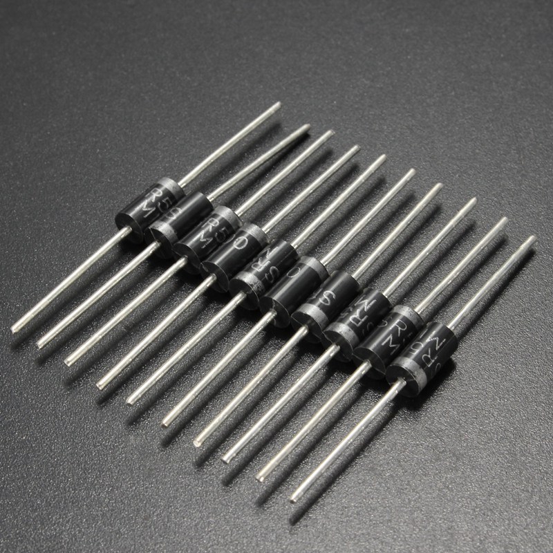 new 50pcs sb5100 100v 5a sctky barrier diode electronic semiconductor device for diy solar cells panel junction box diodes