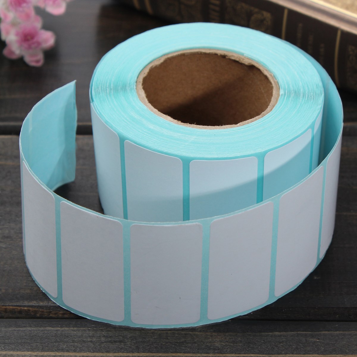 new 800pcs 40x 20mm printing label bar code number thermal adhesive paper stickers