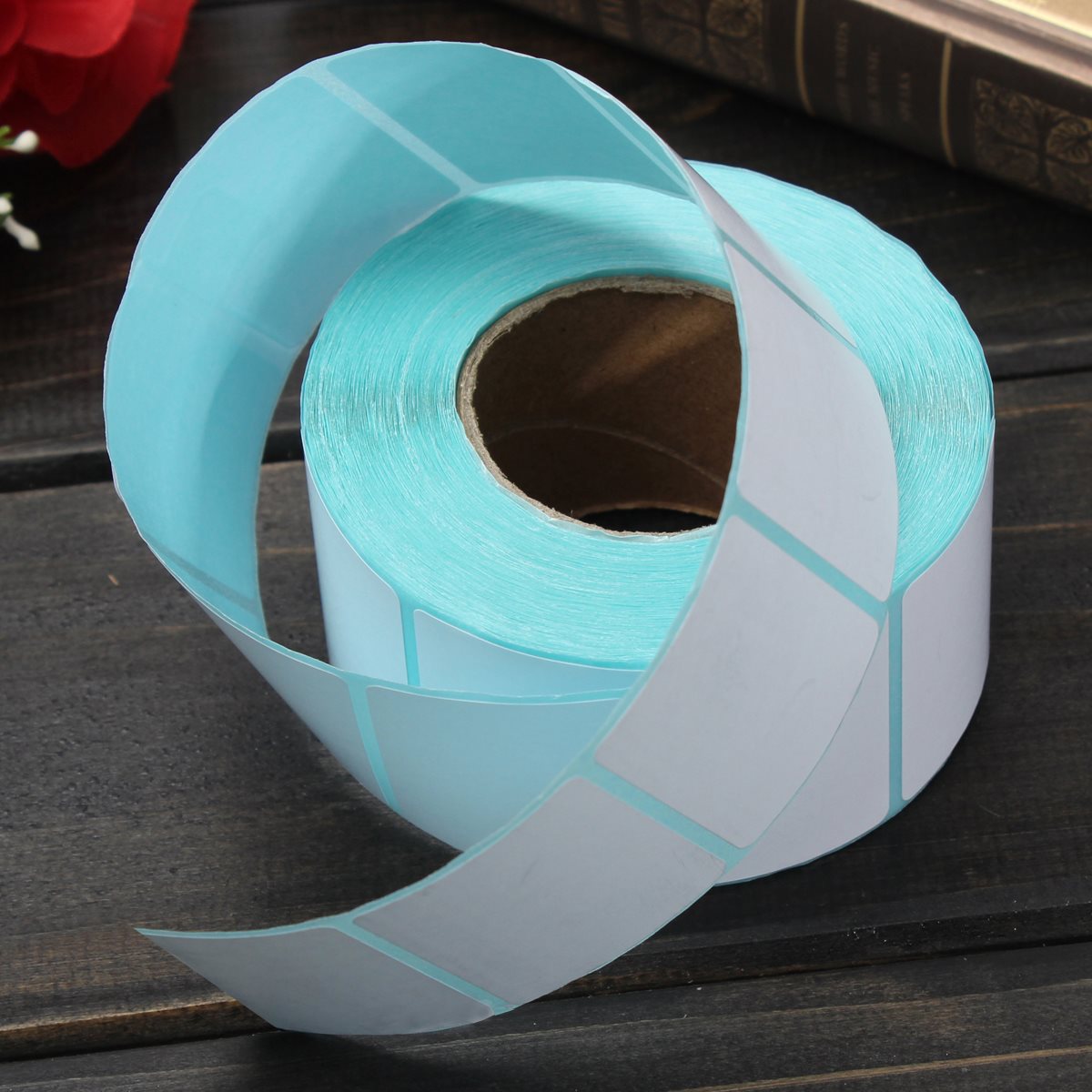 new 800pcs 40x30mm printing label bar code number thermal adhesive paper stickers