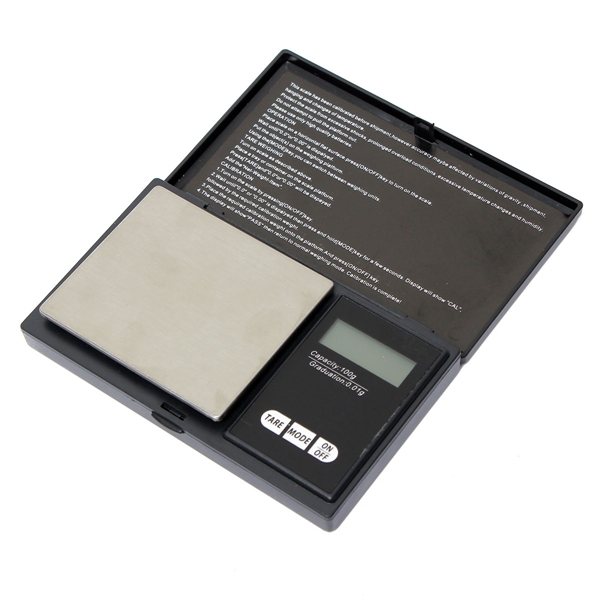 new precision digital scales 100g x 0.01g reloading powder grain jewelry carat black