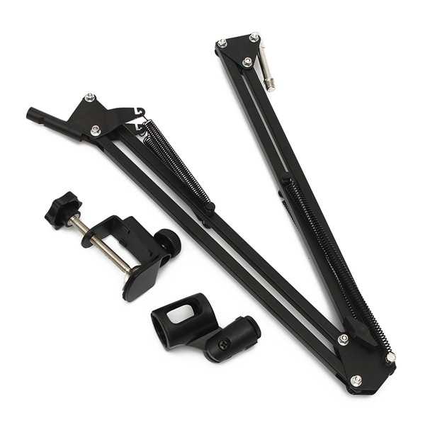 pro mic stand microphone scissor arm suspension boom mount shock holder studio sound broadcasting