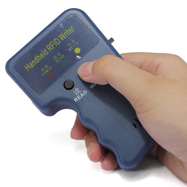 rfid 125khz em4100 em410x id card copier duplicator + 6 writable tags + 6 writable cards whole