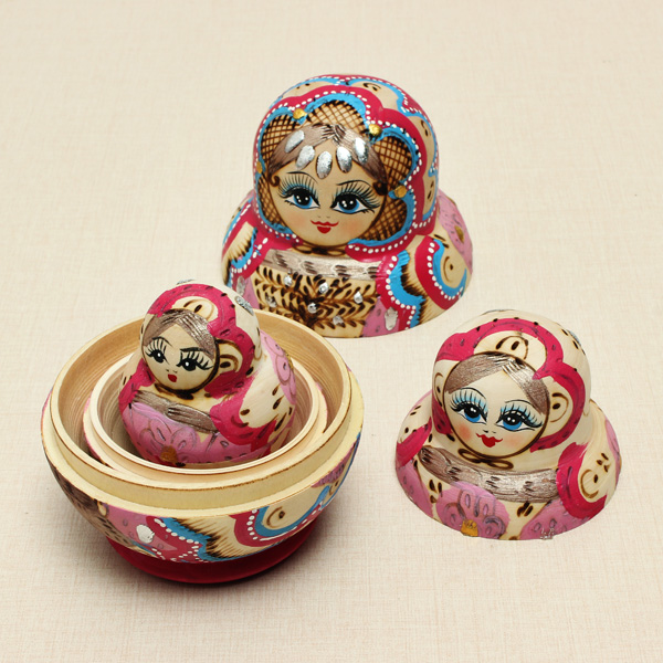 big promation new limited edition 10pcs/set for pink wooden russian nesting dolls dried basswood matryoshka doll toy gifts big promation new limited edition 10pcs/set for pink wooden russian nesting dolls dried basswood matryoshka doll toy gifts
