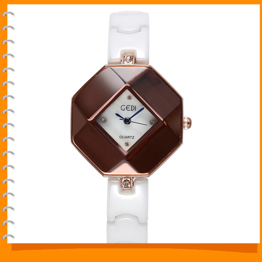 gedi genuine ceramic band fashion ladies women wrist watch 3atm waterproof quartz female wristwatch with diamond cutting surface gedi genuine ceramic band fashion ladies women wrist watch 3atm waterproof quartz female wristwatch with diamond cutting surface