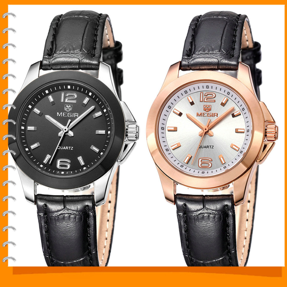 megir 2520 waterproof quartz ladies wrist watch women genuine leather band alloy shell wristwatch for female girls megir 2520 waterproof quartz ladies wrist watch women genuine leather band alloy shell wristwatch for female girls