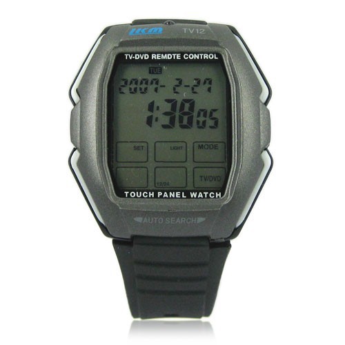 multifunction touch panel sport digital wristwatch watch for men women support tv - dvd remote control / alarm / stopwatch