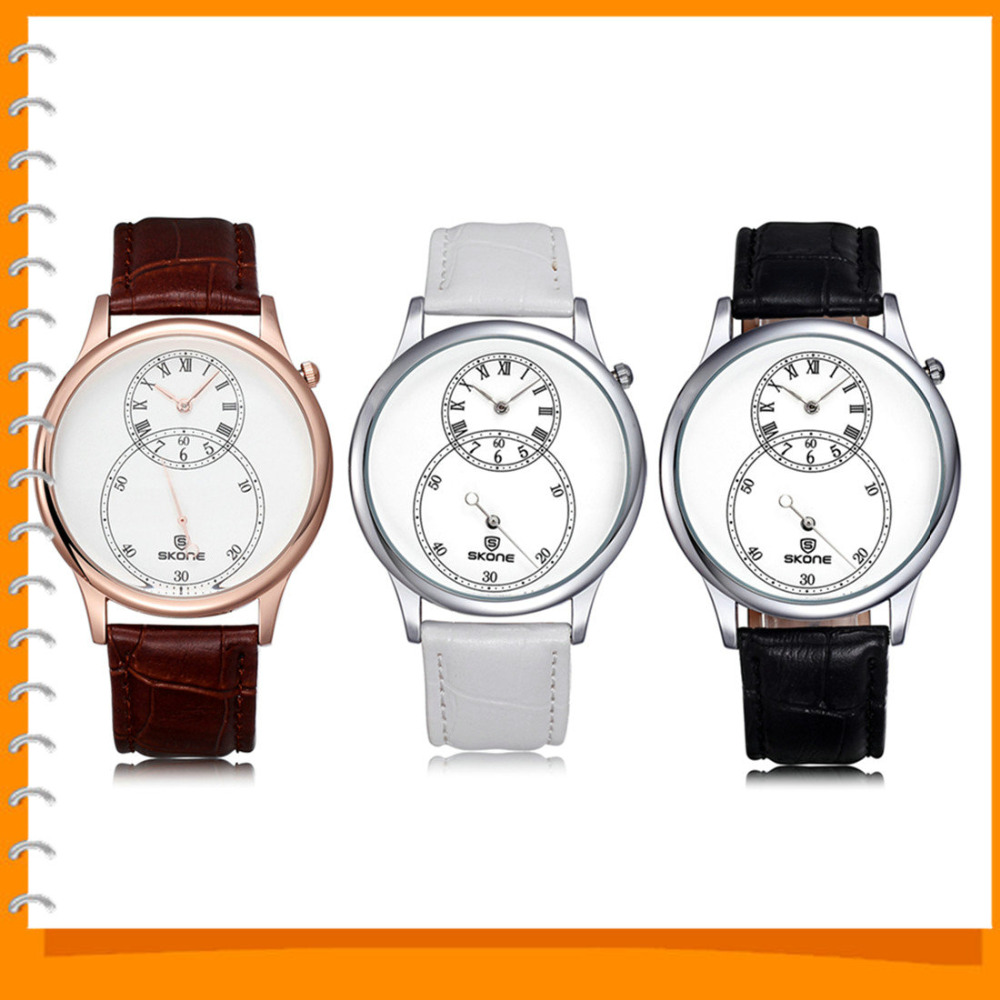 skone 5064 unisex wrist watch waterproof pu leather band men women wristwatch clock for male female skone 5064 unisex wrist watch waterproof pu leather band men women wristwatch clock for male female