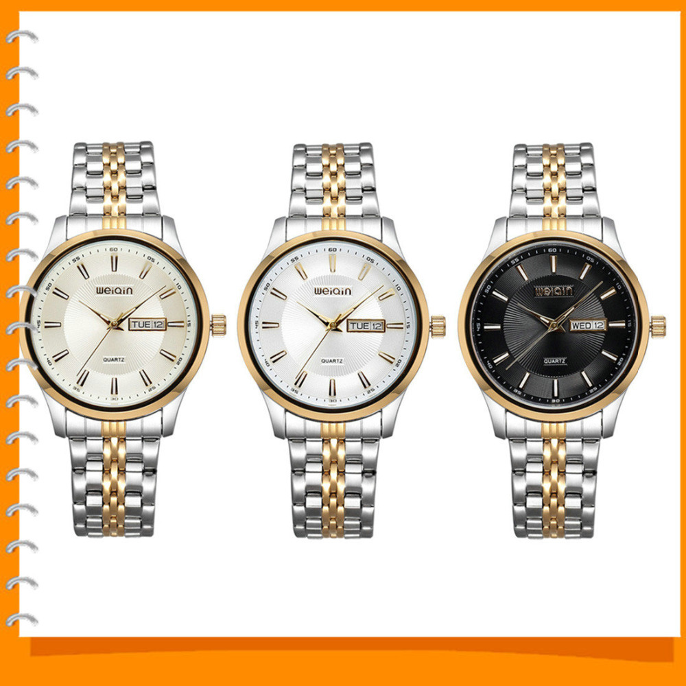weiqin fashion quartz movement watches men stainless steel case male mens watch wristwatches with calendar and luminous weiqin fashion quartz movement watches men stainless steel case male mens watch wristwatches with calendar and luminous