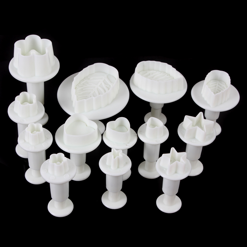 11 sets 47pcs mixed fondant diy cake & cookie sugarcraft cake decorating fondant mould cutters tools set