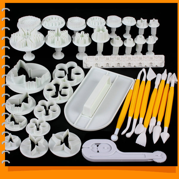 12 sets 37pcs! fondant cake cookie sugar craft decorating plunger flowers modelling tools set diy cake cutters molds sugarcraft 12 sets 37pcs! fondant cake cookie sugar craft decorating plunger flowers modelling tools set diy cake cutters molds sugarcraft
