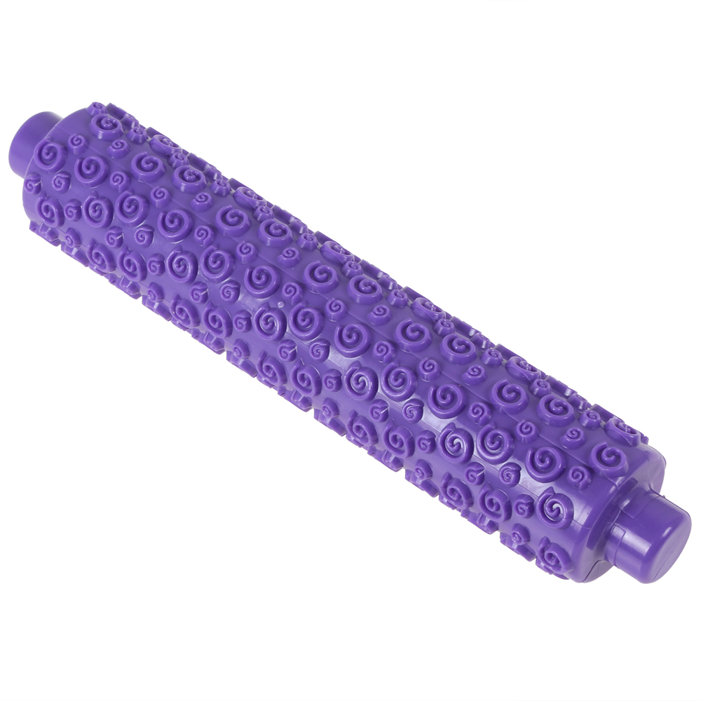 purple 275mm fondant rolling pin cake decoration molds print press mold rolling tools for cake decoration