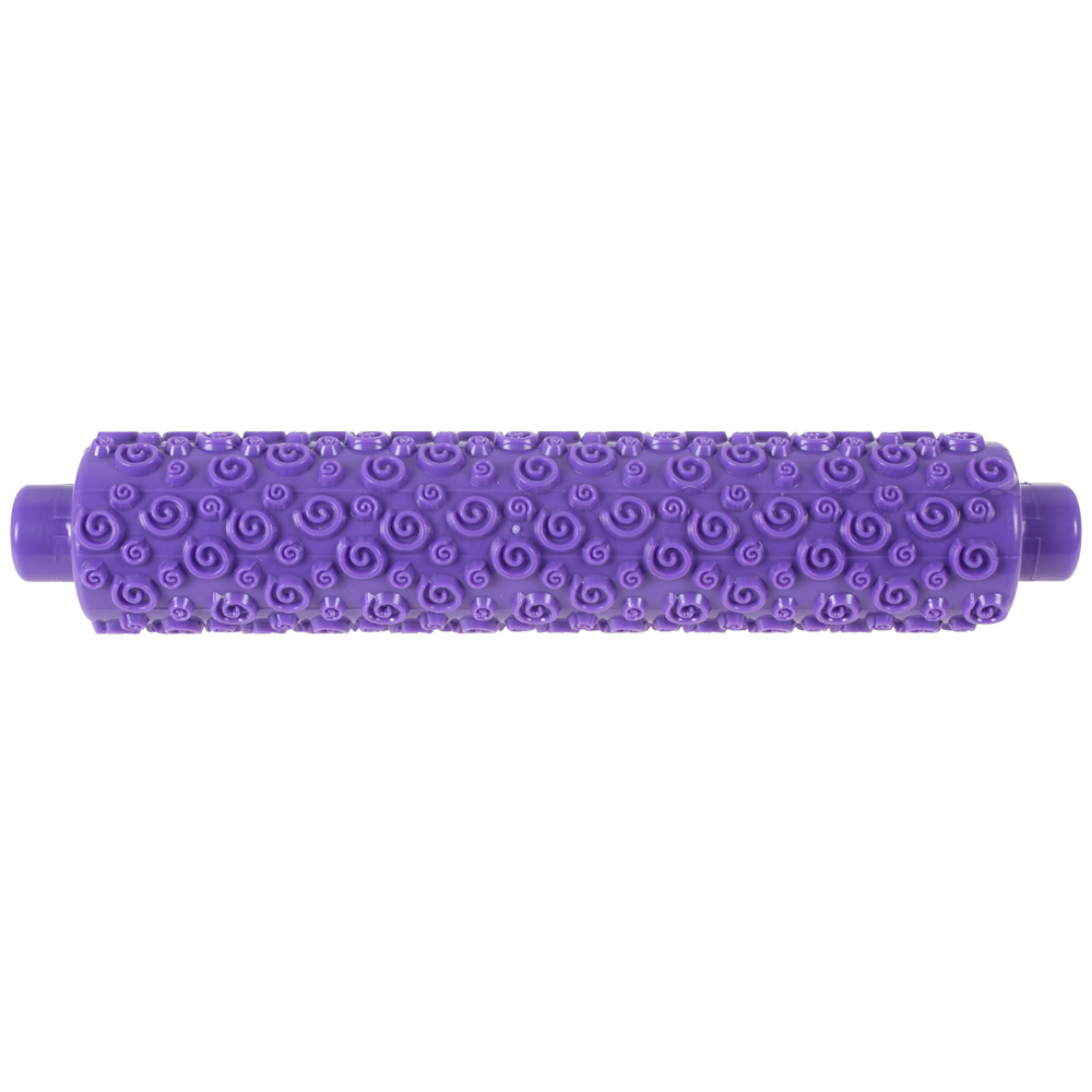 purple 275mm fondant rolling pin cake decoration molds print press mold rolling tools for cake decoration