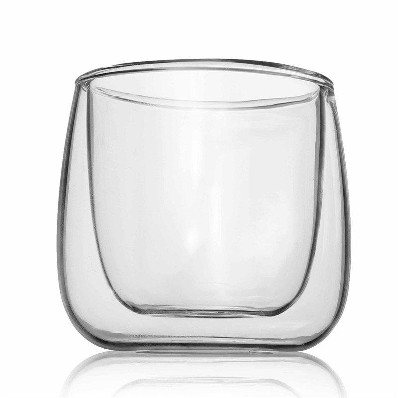 100ml 3.38oz heat resistance double wall tea glass cup double layer glass tea cup short teapot drink tools 100ml 3.38oz heat resistance double wall tea glass cup double layer glass tea cup short teapot drink tools