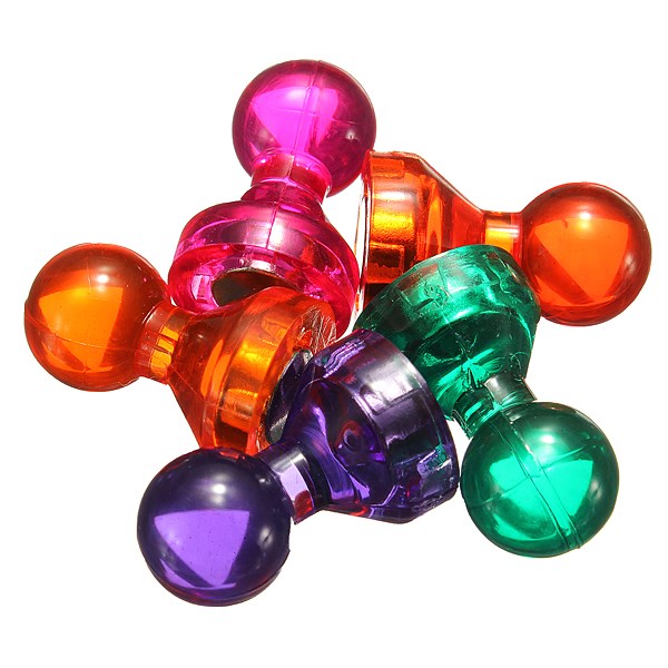 14pcs strong colored magnetic thumbtacks neodymium noticeboard skittle pin magnets fridge diy whiteboard color random