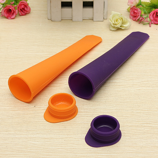 1pc silicone popsicle molds zer ice cream mold