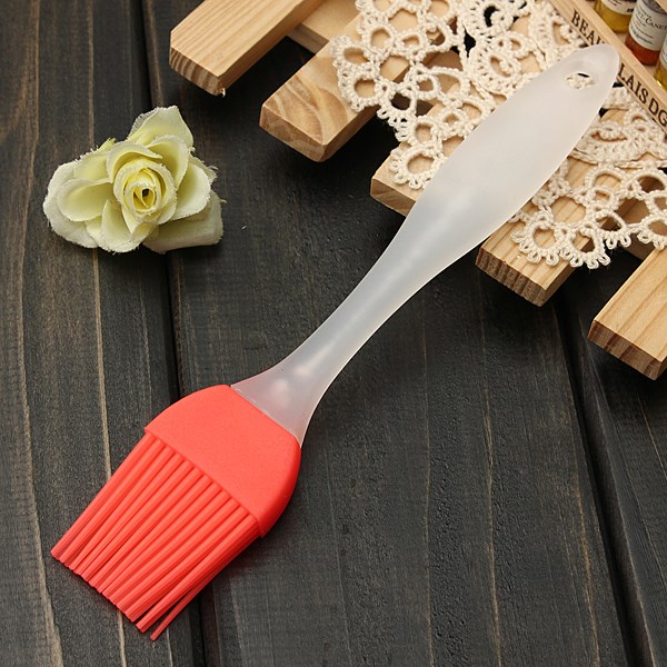1pcs temperature resistant silicone bakeware utensil pastry basting bbq brush baking cooking oil butter brushes 4 colors