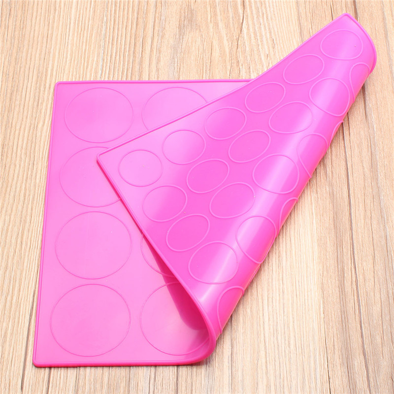 2 sides macaron silicone mat double face macaroon mat 48 with 3cm round holes and 20 with 5cm round holes bakebear dessert tools