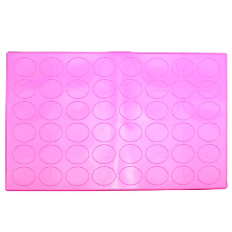 2 sides macaron silicone mat double face macaroon mat 48 with 3cm round holes and 20 with 5cm round holes bakebear dessert tools