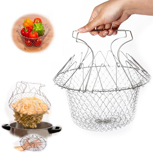 2015 new arrival foldable steam rinse strain fry chef basket strainer net kitchen cooking too 2015 new arrival foldable steam rinse strain fry chef basket strainer net kitchen cooking too
