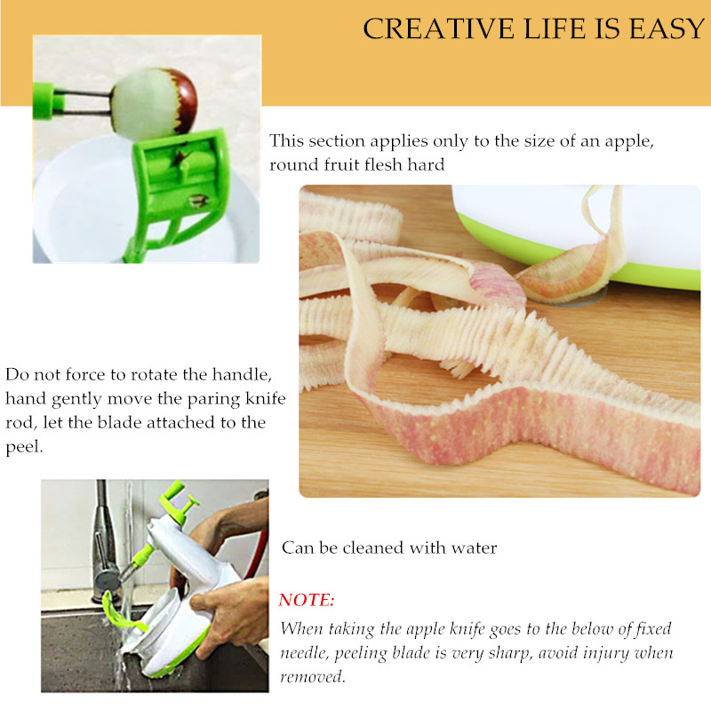 2015 new arrival fruit peeling machine for apple creativity originality home furnishing kitchen tool