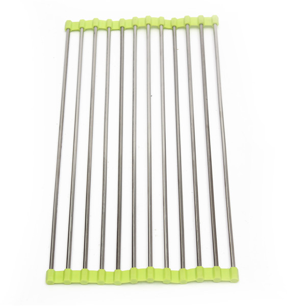 2015 stainless steel drain rack folding sink shelf dish rack drip shelf storage rack kitchen dishes rackescorredor
