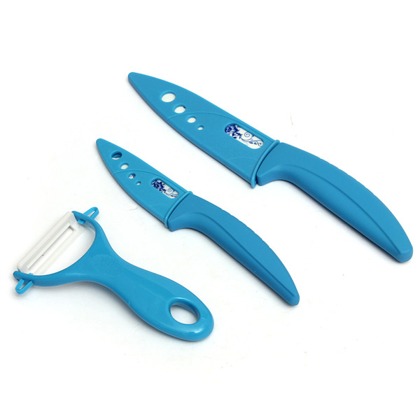 2015 top selling new arrival useful design 3pcs ceramic knife sets slicing knif1 fruit parer peele home kitchen knives