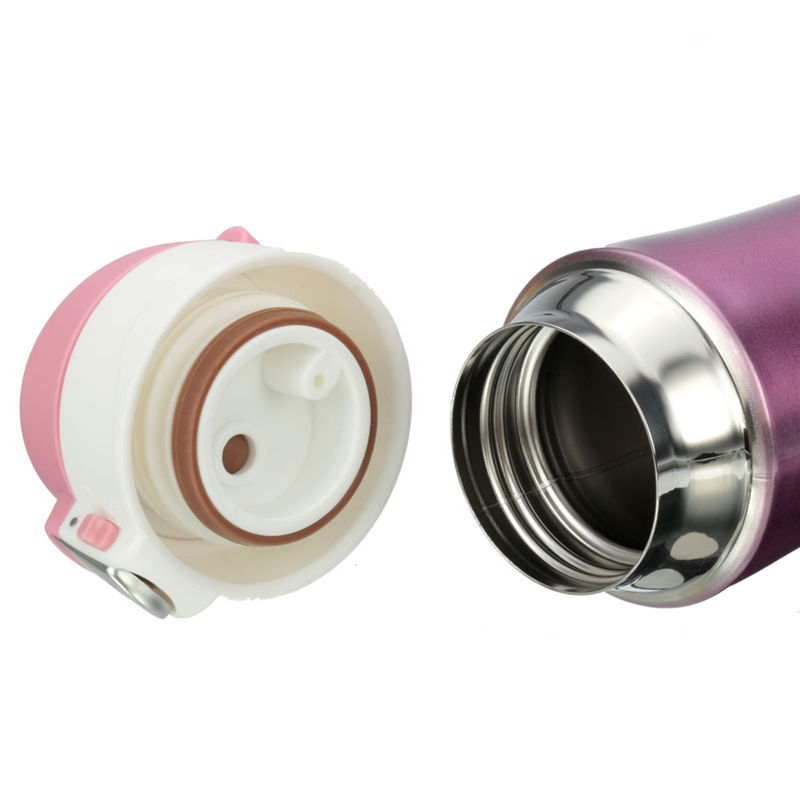 350ml/500ml travel mug office tea coffee water cup bottle stainless steel insulation cup keep and cooling 4color