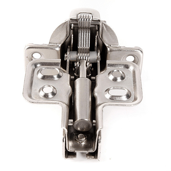 35mm kitchen cabinet door hinge cup full overlay close satin nickel cupboard closet damper hardware with screw