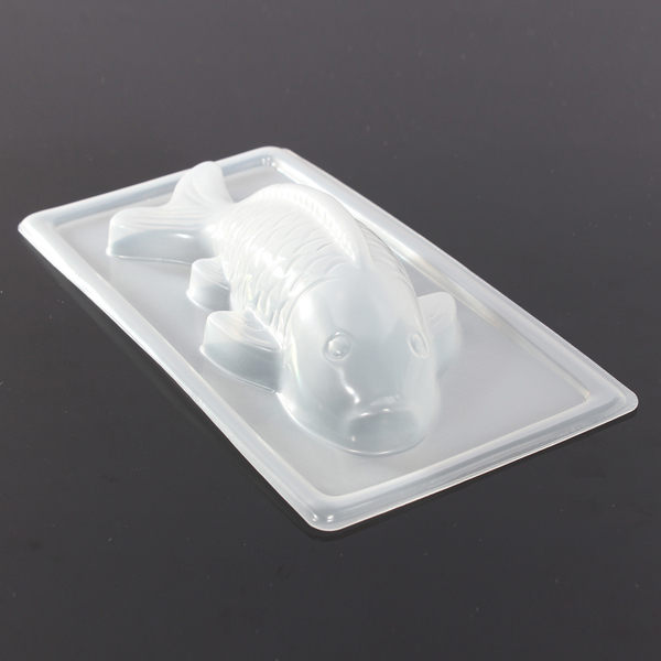 3pcs/set eco-friendly pp heat resistance koi fish mould jelly handmade sugarcraft 3d cake cookie chocolate mold diy tool kitchen