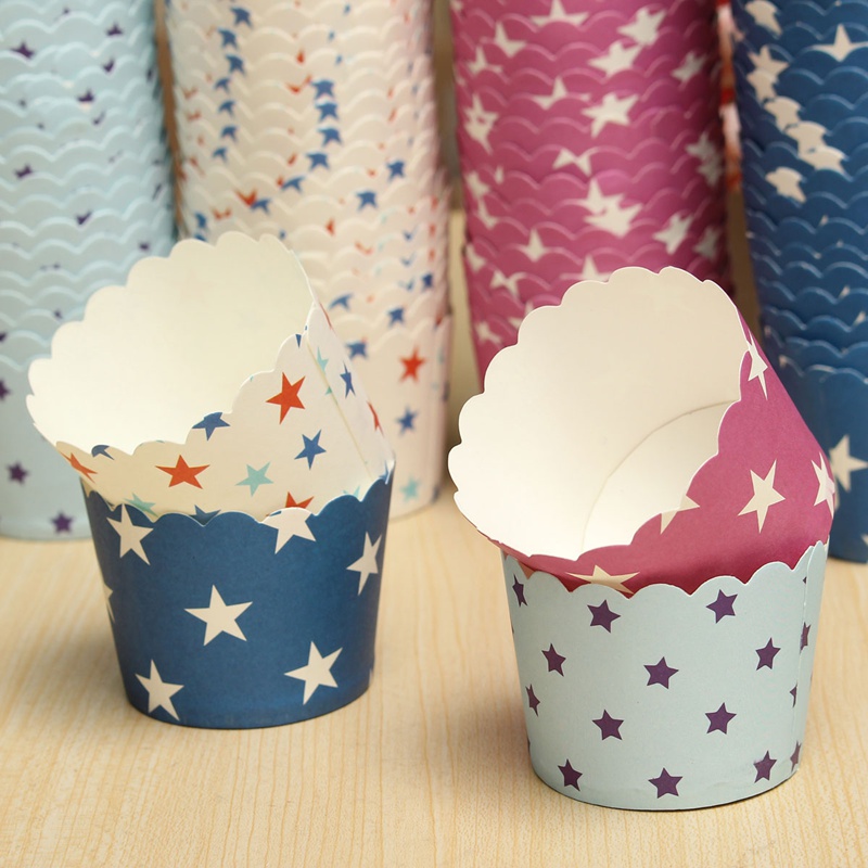 50pcs multicolor star paper cupcake liners muffin cups cases diy cupcake mold cake cooking cups d 60mm*h46mm 50pcs multicolor star paper cupcake liners muffin cups cases diy cupcake mold cake cooking cups d 60mm*h46mm