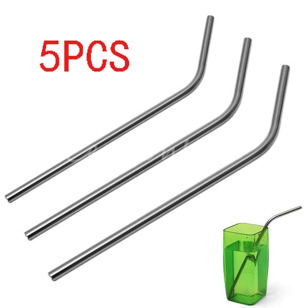 5pcs/lot 7.8inch length stainless steel metal drinking reusable straws stag party cocktail party 5pcs/lot 7.8inch length stainless steel metal drinking reusable straws stag party cocktail party