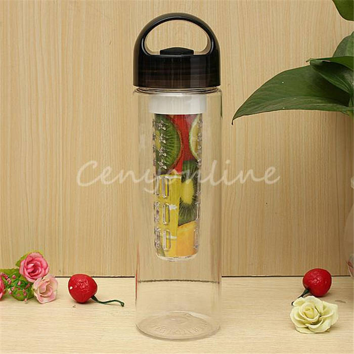 700ml portable leak-proof unbreakable sport travel fruit kettle water bottle cycling camping cup drink bottle 3 colours