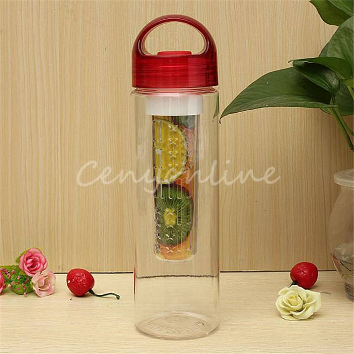 700ml portable leak-proof unbreakable sport travel fruit kettle water bottle cycling camping cup drink bottle 3 colours