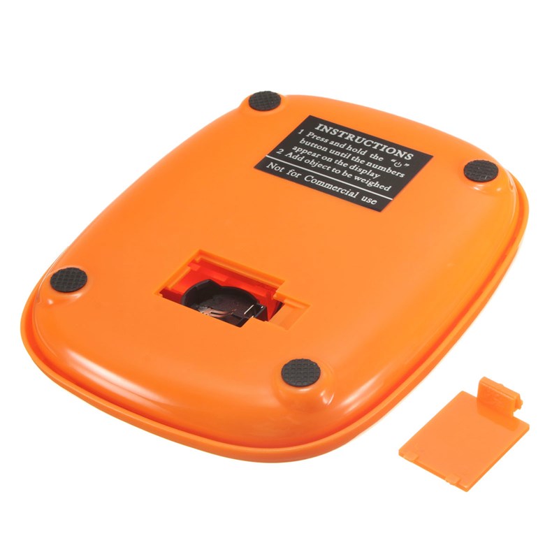 7kg/1g orange durable portable electronic digital lcd household kitchen food diet postal scale weight balance gram backlight