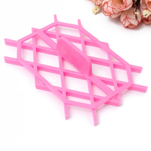 beautiful design diamond rhombus stampo quilted cake fondant cutter icing embossing mould mold new arrvial