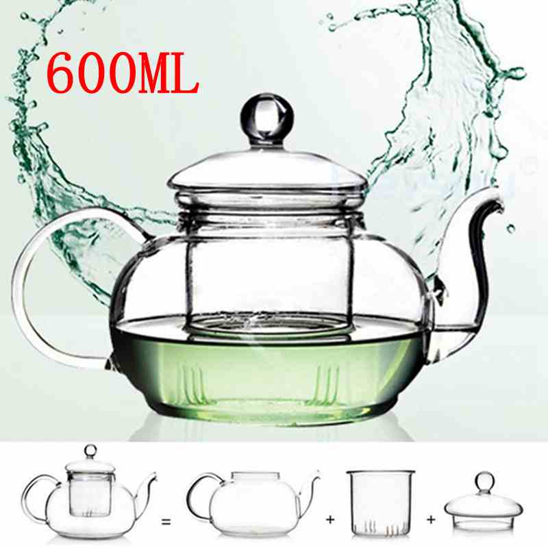 best promotion 600ml heat resistant glass teapot with infuser coffee tea leaf herbal teapot best promotion 600ml heat resistant glass teapot with infuser coffee tea leaf herbal teapot