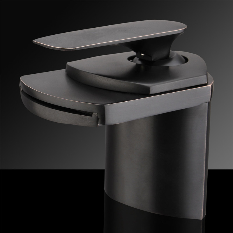 best promotion!!! modern waterfall bathroom bath kitchen basin sink mixer tap single lever faucet