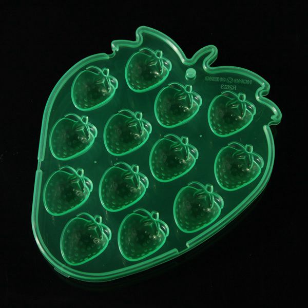 best promotion!!strawberry shaped ice cube tray mould jelly chocolate maker mold party bar drink cooking tools