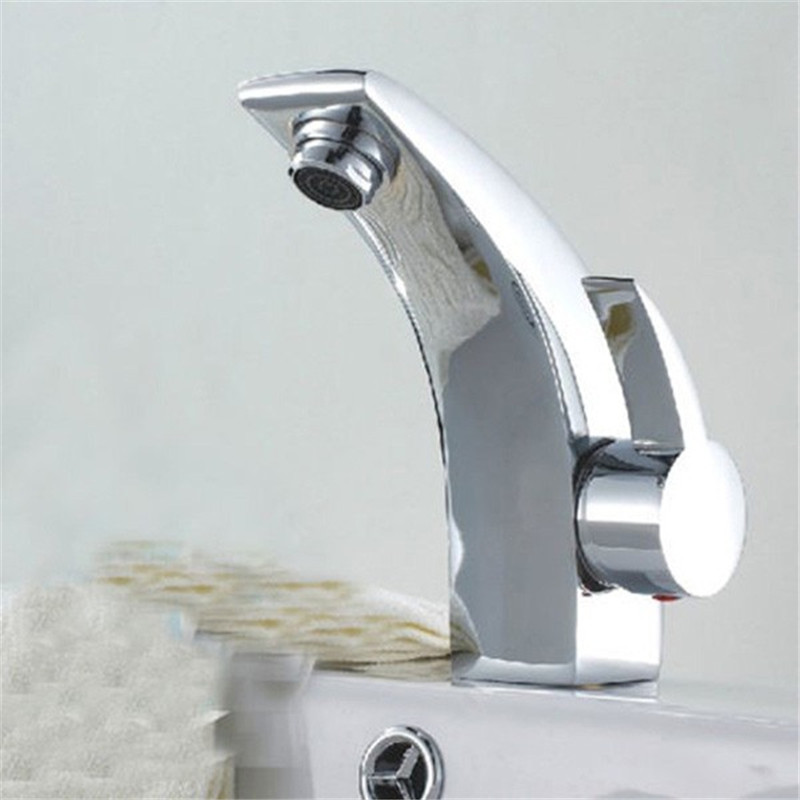 brand new and cold mixer water tap bathroom basin faucet kitchen sink bath chrome and brass led faucets