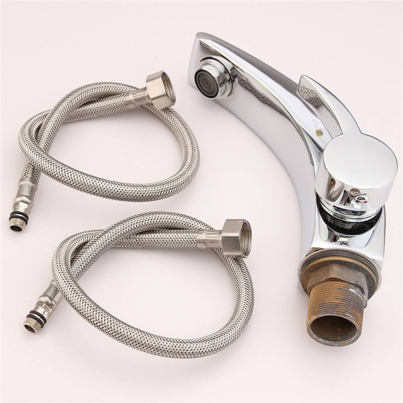brand new and cold mixer water tap bathroom basin faucet kitchen sink bath chrome and brass led faucets