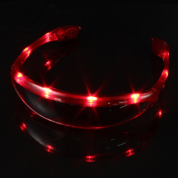 brand new flashing led space light up sun glasses glow rave party club disco gift toy blue