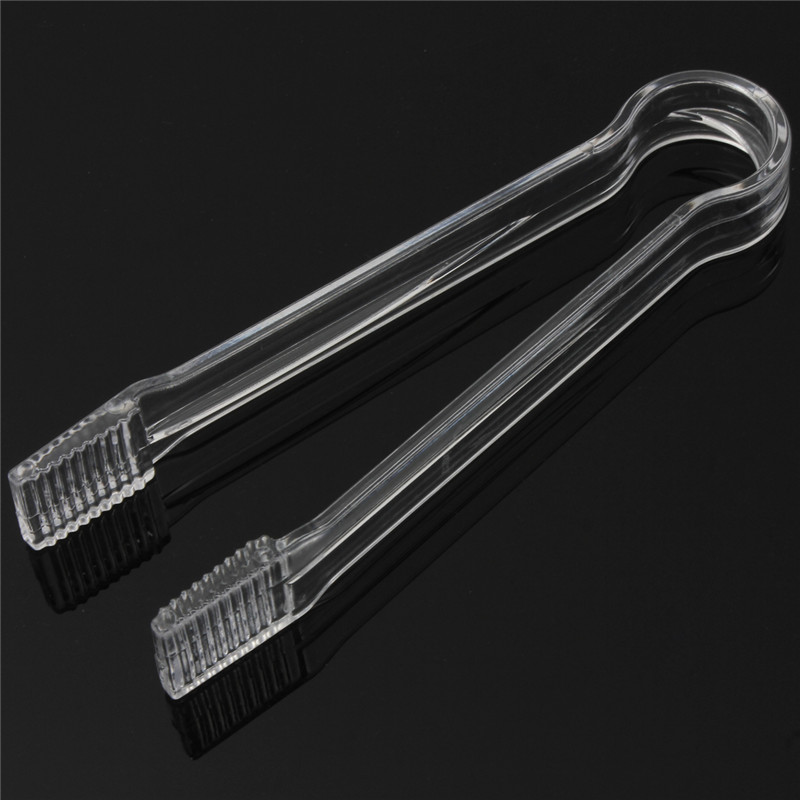 brand new food clip 16cm white plastic ice cube salad food tong clip buffet bar kitchen food vegetable clamp utensil tool
