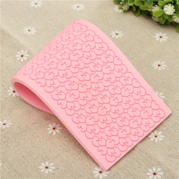 brand new for pink silicone lace embossed mold mould handmade fondant cake decorating kitchen diy tool