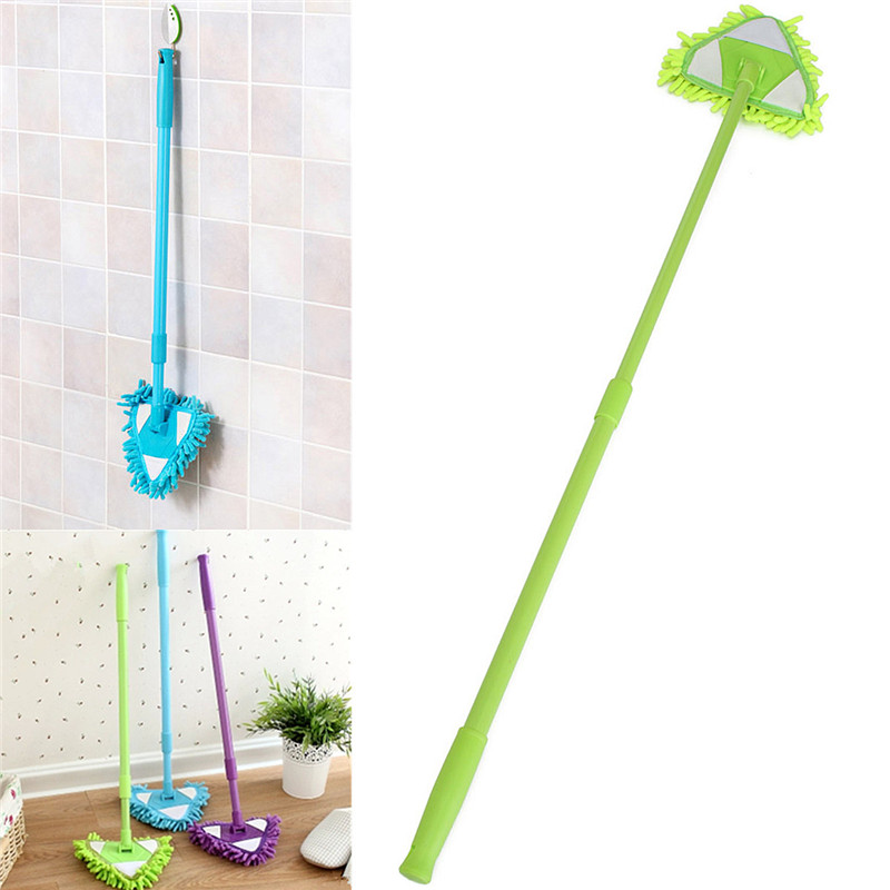 brand new microfiber telescopic household floor cleaner stretch triangular dry/wet clean mop home housekeeping tools